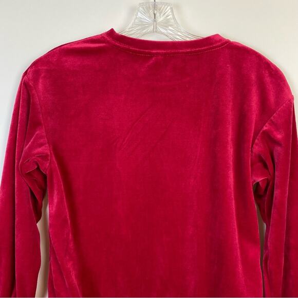 Juicy By Juicy Couture Velour Girls Round Neck Long Sleeve Sweatshirt Sz M - Picture 10 of 12